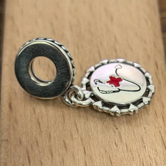 Pandora Stethoscope Engravable Dangle Charm, S925 Silver Bracelets - Picture 3 of 4